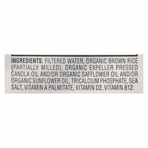 Rice Dream Original Rice Drink - Enriched Organic - Case of 8 - 64 Fl oz. Perspective: back
