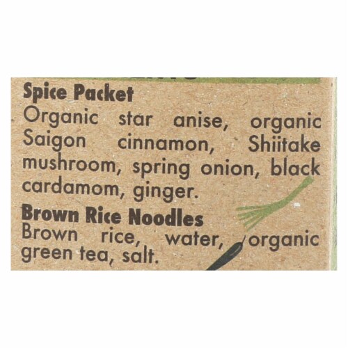 Star Anise Foods Soup - Brown Rice Noodle - Vietnamese - Happy Pho - Shiitake Mushroom Perspective: back