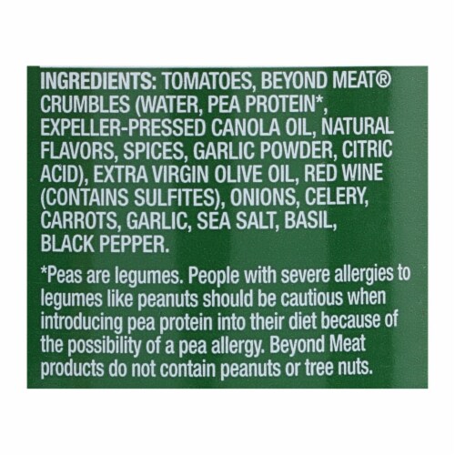 Paesana - Sauce Hearty Bolognese Plnt - Case of 6-25 oz. Perspective: back