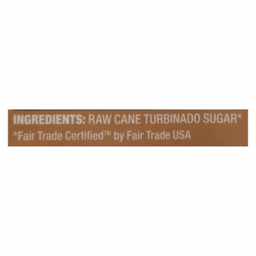 Wholesome Sweeteners Sugar - Natural Raw Cane - Turbinado - Fair Trade - 1.5 lb - case of 12 Perspective: back