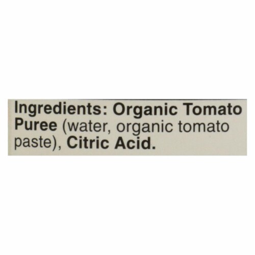 Muir Glen Muir Tomato Puree - Tomato - Case of 12 - 28 oz. Perspective: back