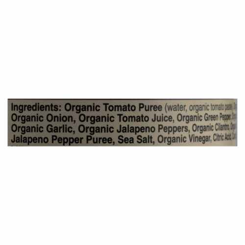 Muir Glen Organic Medium Salsa - Tomato - Case of 12 - 16 oz. Perspective: back