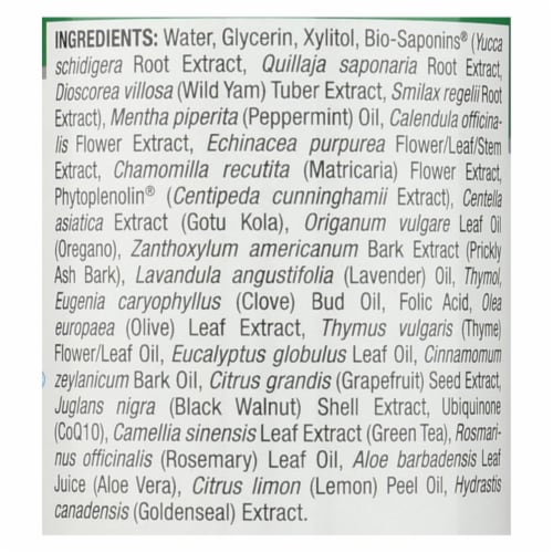 Nature's Answer - PerioWash Mouthwash Alcohol-Free Cool Mint - 16 fl oz. Perspective: back