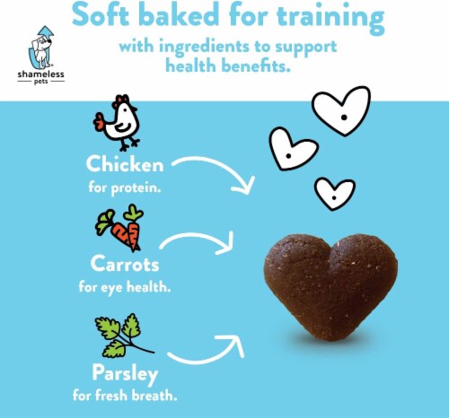 Natural, Grain-Free Dog Biscuits | Made w/Upcycled Ingredients in USA | Clucken Carrots Perspective: back