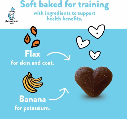 Natural, Grain-Free Dog Biscuits | Made w/Upcycled Ingredients in USA | Bananas for Bacon Perspective: back