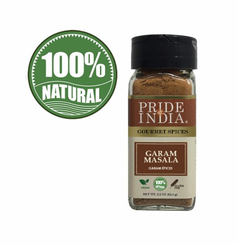 Pride of India - Garam Masala Ground. Flavorful Mix for Curries and Pilafs - 2.2 oz. Perspective: back