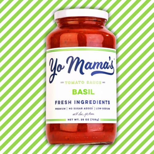 Yo Mama's Foods Keto Tomato Basil Pasta and Spaghetti Sauce - Pack of - 6 Perspective: back