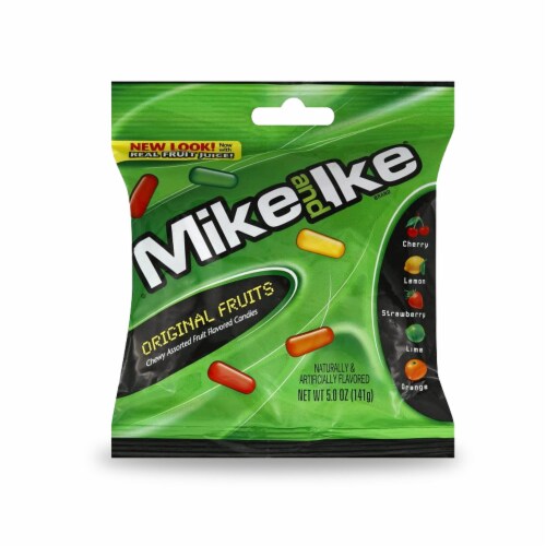 Mike and Ike 5 Oz. Bagged Candy (Pack of 12) Perspective: back