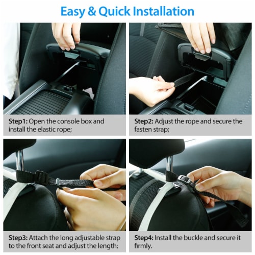 Car Net Pocket Handbag Holder Black Seat Side Storage Mesh Organizer Bag 1 Count Harris Teeter