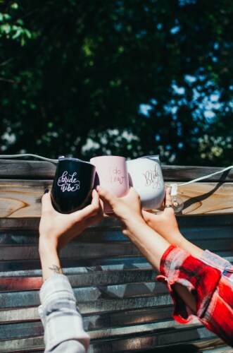 Women's 16 oz. I Do Crew Stainless Steel Wine & Coffee Tumbler Perspective: back