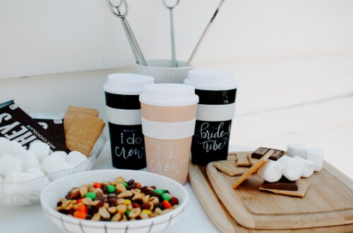 Women's I Do Crew 12 oz. Coffee Tumblers Perspective: back