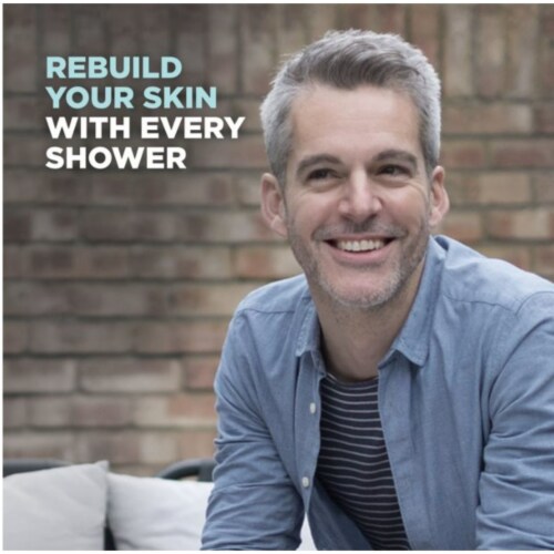 Men+Care Body Wash and Face Wash Perspective: back