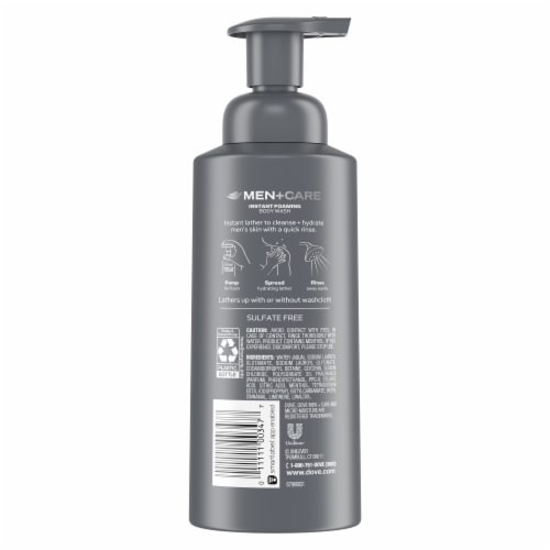 Men+Care Foaming Body Wash Perspective: back