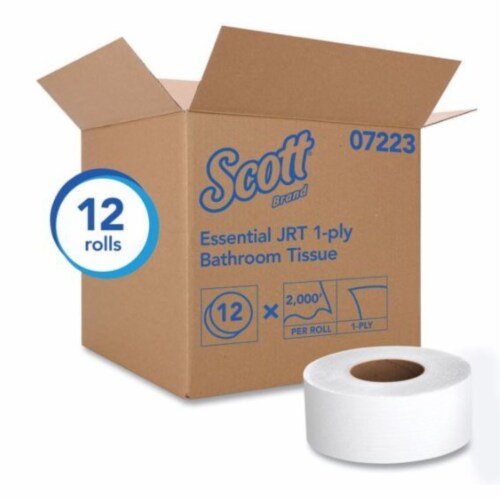 Essential JRT Jumbo Roll Bathroom Tissue Perspective: back