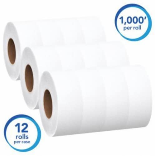 Essential 100% Recycled Fiber JRT Bathroom Tissue Perspective: back