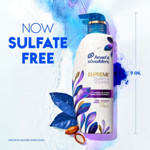 Head Shoulders Supreme Clarify Volumize Shampoo Sulfate Free 11 8