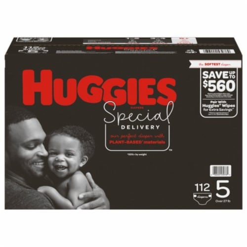 Hypoallergenic Baby Diapers Size 1 (8-14 lbs), Huggies Special Delivery,  Fragrance Free, Safe for Sensitive Skin, 72 Ct Size 1 NEW