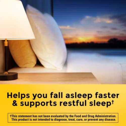 Sleep & Soothe Aches with Melatonin 5mg and Turmeric Capsules; 50 Count Perspective: back