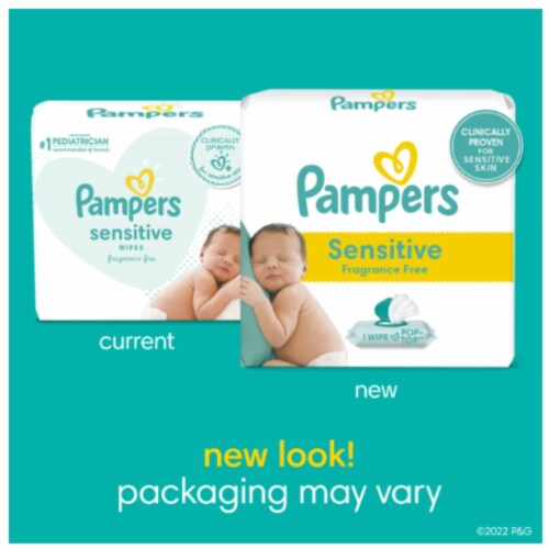 Baby Wipes Sensitive Perfume Free Perspective: back