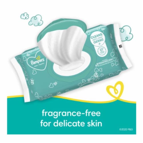 Baby Wipes; Fragrance Free Perspective: back