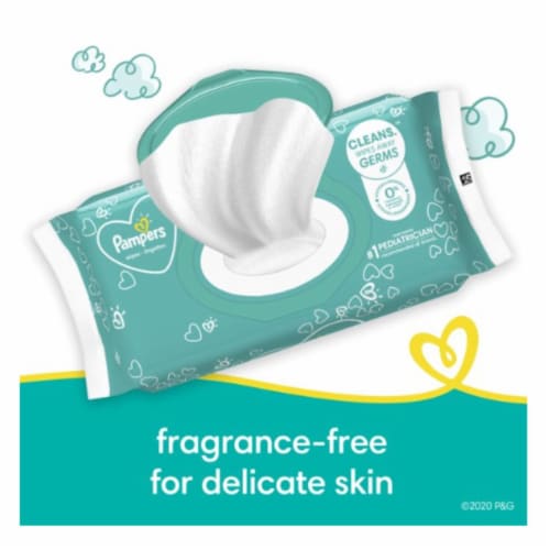 Baby Wipes; Fragrance Free Perspective: back