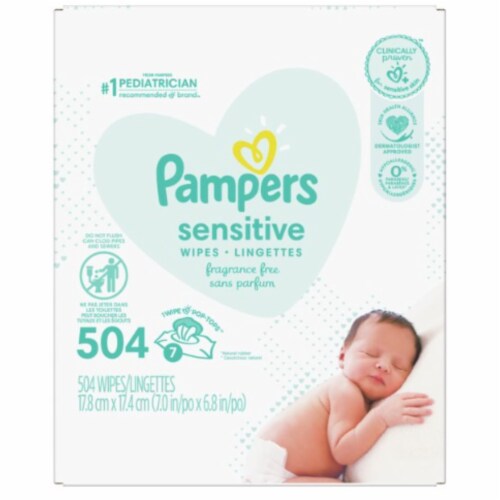 Sensitive Baby Wipes Perspective: back