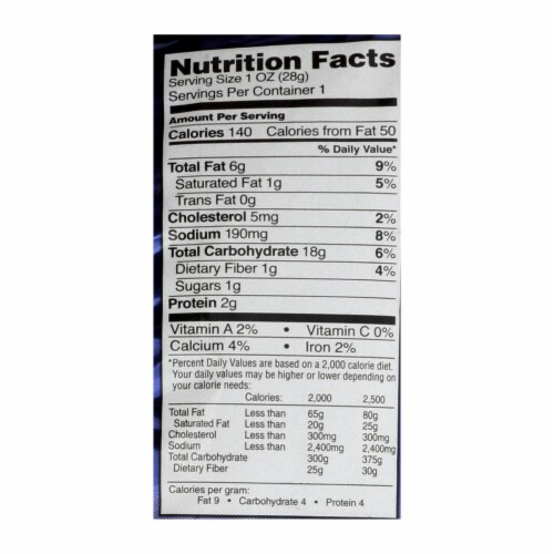 Pirate's Booty Aged White Cheddar Baked Rice And Corn Puffs - Case of 24 - 1 OZ Perspective: back