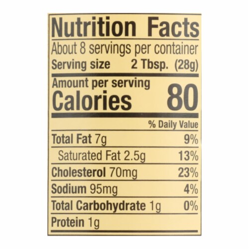 Reese Hollandaise Sauce - Case of 12 - 7.5 OZ Perspective: back