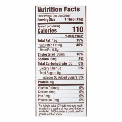 4th & Heart - Ghee - Turmeric Grass Fed - Case of 6 - 9 oz. Perspective: back