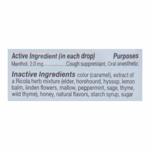 Ricola - Cough Drop Honey Herb - Case of 6-45 CT Perspective: back