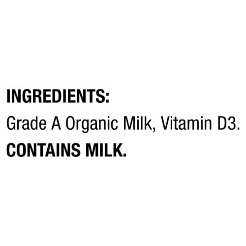 Horizon Organic Dairy - Milk Asptc Plain Whole - 1 Each - 12/8 FZ Perspective: back