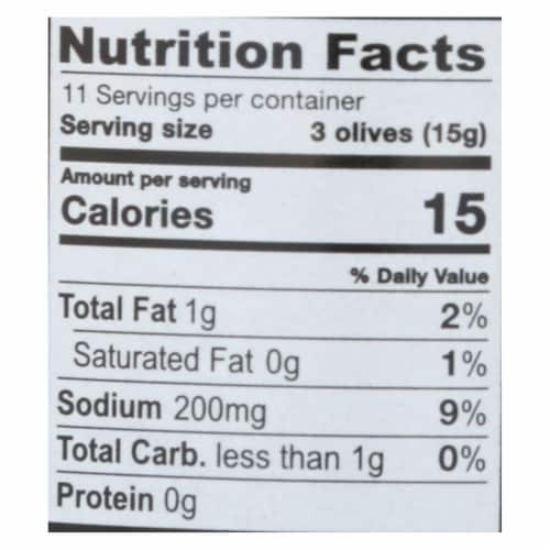 Gaea Stuffed Green Olives With Real Pimento - Case of 8 - 6 OZ Perspective: back