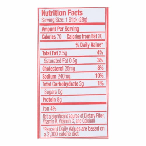 Vermont Smoke And Cure RealSticks - Turkey Pepperoni - 1 oz - Case of 24 Perspective: back