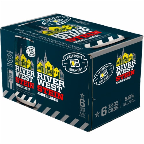 Lakefront Brewery Riverwest Stein Amber Lager Perspective: back
