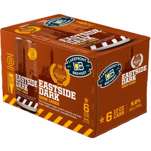Lakefront Brewery Eastside Dark Lager Perspective: back
