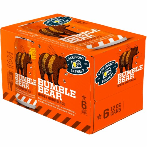 Lakefront Brewery Honey Brown Ale Beer Perspective: back