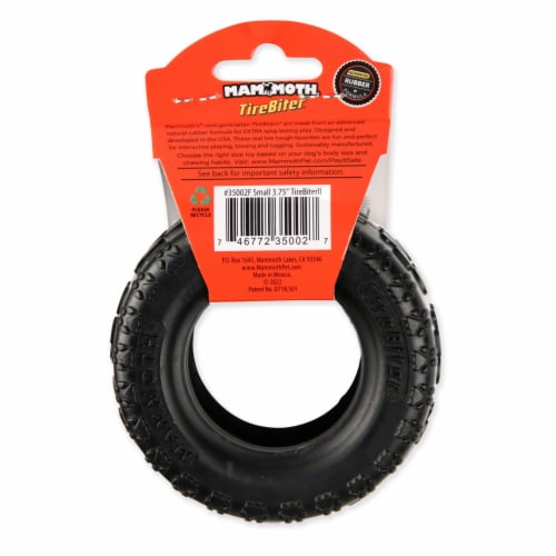 Mammoth® TireBiter® II Small Dog Toy Perspective: back