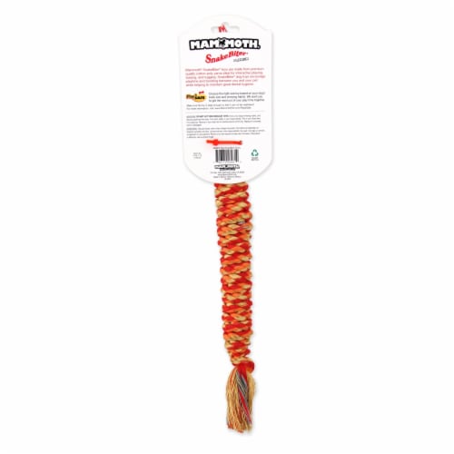 Mammoth® Pet Products Snakebiter Shorty Dog Toy - Multicolor Perspective: back