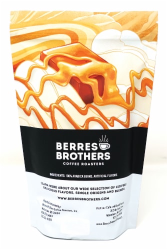 Berres Brothers Caramel Overload Grogg Ground Coffee Perspective: back