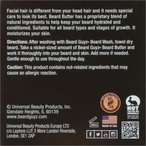 Beard Guyz® Original Formula Beard Butter Perspective: back