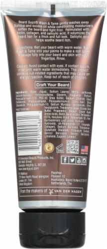 Beard Guyz Wash & Tame For Beard Face and Hair - Sandalwood Perspective: back