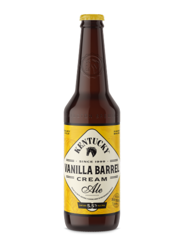 Lexington Brewing Kentucky Vanilla Barrel Cream Ale Craft Beer Bottles Perspective: back