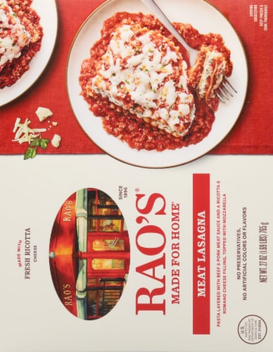 Rao's® Made For Home Meat Lasagna Frozen Meal Perspective: back