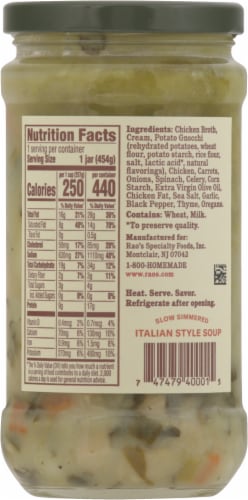 Rao's® Chicken Gnocchi Soup Perspective: back