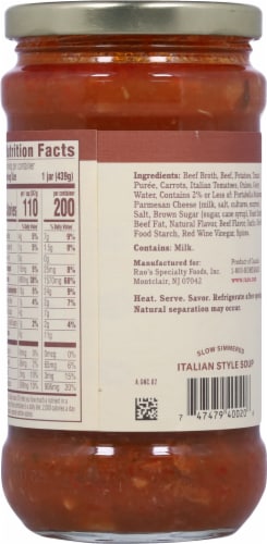 Rao's® Tuscan Beef Soup Perspective: back