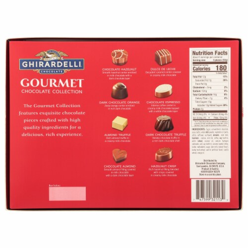Ghirardelli® Holiday Gourmet Chocolate Collection Perspective: back