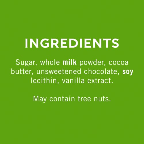 Ghirardelli® Milk Chocolate Bunnies Easter Candy Perspective: back