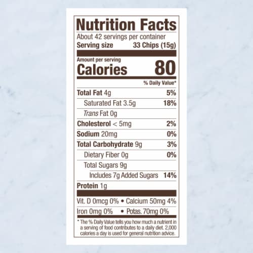 GHIRARDELLI® Classic White Premium Baking Chips Perspective: back