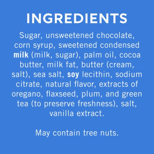 Ghirardelli Dark Chocolate Sea Salt Caramel Squares Perspective: back
