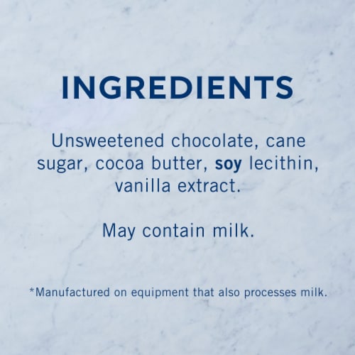 Ghirardelli® Non-Dairy Dark Chocolate Premium Baking Chips Perspective: back